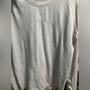 Lululemon white long sleeve top